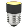 123led LED lamp E27 | Buis T28 | Mat | 2700K | Zwart | Dimbaar | 3.4W (15W) LDR09526 - 1
