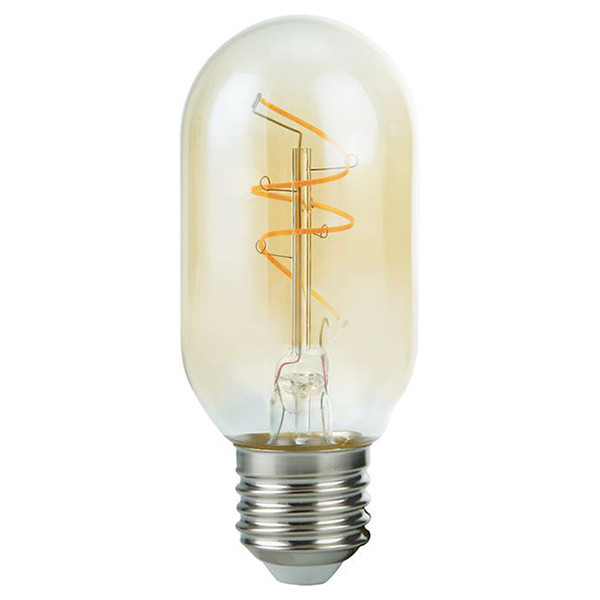 123led LED lamp E27 | Buis T45 | Filament | Goud | 2200K | Dimbaar | 4.2W (40W)  LDR09139 - 1