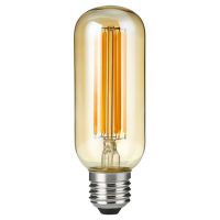 123led LED lamp E27 | Buis T45 | Filament | Goud | 2200K | Dimbaar | 6.5W (45W)  LDR09209