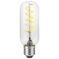 123led LED lamp E27 | Buislamp T45 | Filament | Helder | 2200K | Dimbaar | 4.5W (25W)  LDR09236