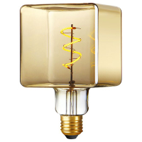 123led LED lamp E27 | Cube | Goud | 2200K | Dimbaar | 4W (25W) LDR09540