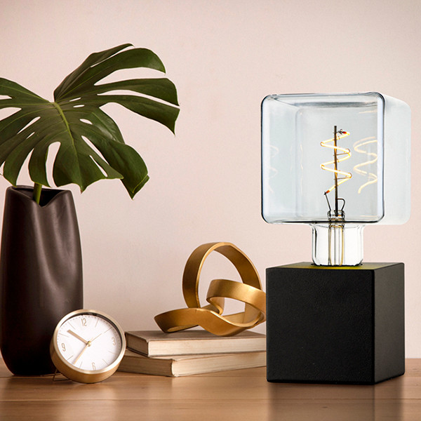 123led LED lamp E27 | Cube | Transparant | 2500K | Dimbaar | 4W (25W) LDR09539 - 5