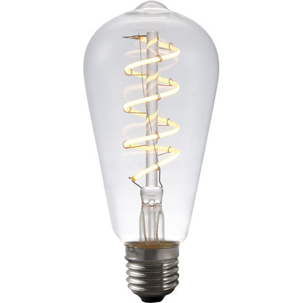 123led LED lamp E27 | Edison ST64 | Filament | 2200K | Dimbaar | CRI >93 | 4.5W (20W) LDR06296 - 1