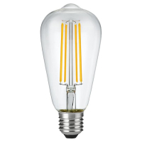 123led LED lamp E27 | Edison ST64 | Filament | 2200K | Dimbaar | CRI >93 | 4.5W (30W) LDR09189