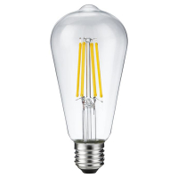 123led LED lamp E27 | Edison ST64 | Filament | 2500K | Dimbaar | 8W (51W) LDR09195