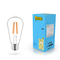 123led LED lamp E27 | Edison ST64 | Filament | 2700K | Dimbaar | 7W (60W)  LDR02114