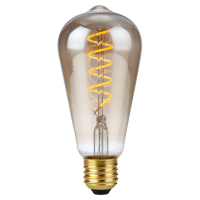 123led LED lamp E27 | Edison ST64 | Filament | Goud | 2000K | Dimbaar | 4W (21W)  LDR06708