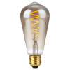 123led LED lamp E27 | Edison ST64 | Filament | Goud | 2000K | Dimbaar | 4W (21W)  LDR06708 - 1