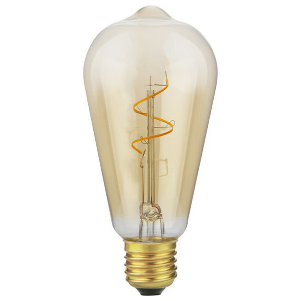 123led LED lamp E27 | Edison ST64 | Filament | Goud | 2200K | Dimbaar | 2.9W (25W)  LDR09242 - 1