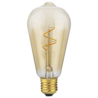 123led LED lamp E27 | Edison ST64 | Filament | Goud | 2200K | Dimbaar | 2.9W (25W)  LDR09242