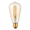 123led LED lamp E27 | Edison ST64 | Filament | Goud | 2200K | Dimbaar | 2.9W (25W) LDR09500 - 2