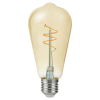 123led LED lamp E27 | Edison ST64 | Filament | Goud | 2200K | Dimbaar | 4.2W (40W)