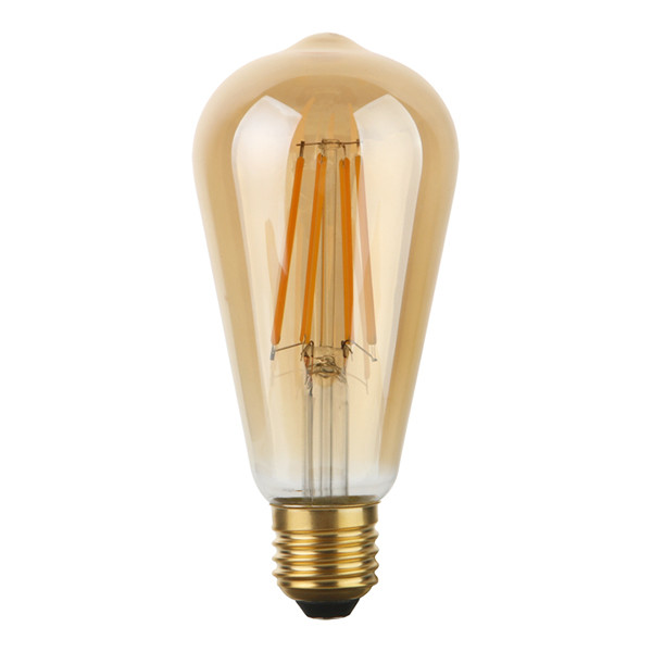 123led LED lamp E27 | Edison ST64 | Filament | Goud | 2200K | Dimbaar | 8W (50W) LDR09504 - 2