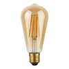 123led LED lamp E27 | Edison ST64 | Filament | Goud | 2200K | Dimbaar | 8W (50W) LDR09504 - 2