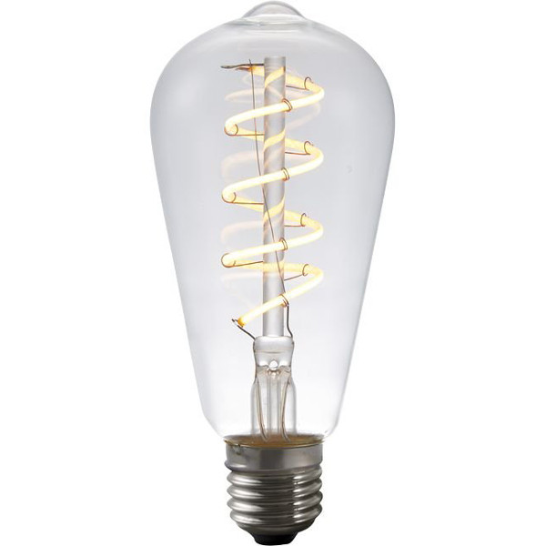 123led LED lamp E27 | Edison ST64 | Filament | Helder | 2200K | Dimbaar | 4.5W (20W)  LDR06296 - 1