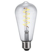 123led LED lamp E27 | Edison ST64 | Filament | Helder | 2200K | Dimbaar | 4W (22W)  LDR09077