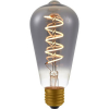 123led LED lamp E27 | Edison ST64 | Filament | Smoke | 2200K | Dimbaar | 4.5W (11W)  LDR06298