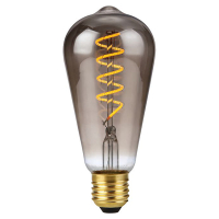 123led LED lamp E27 | Edison ST64 | Filament | Smokey | 2200K | Dimbaar | 4W (16W)  LDR09085