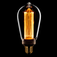 123led LED lamp E27 | Edison ST64 | Kooldraadlamp | Helder | 1800K | Dimbaar | 5W  LDR01592