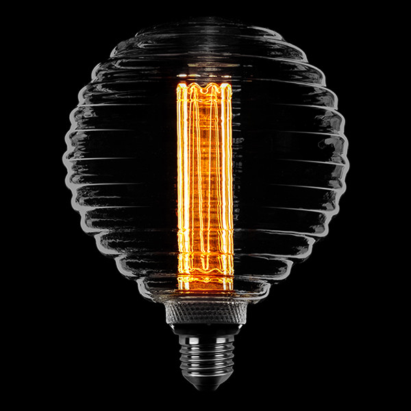 123led LED lamp E27 | Globe G120 | Kooldraadlamp 33S | Smoke | 1800K | 5W  LDR01583 - 1