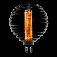 123led LED lamp E27 | Globe G120 | Kooldraadlamp 33S | Smoke | 1800K | 5W  LDR01583