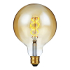 123led LED lamp E27 | Globe G125 | Filament | Goud | 2000K | Dimbaar | 5W (28W) LDR09456 123led LED lamp E27 | Globe G125 | Filament | Goud | 2000K | Dimbaar | 5W (28W) LDR09456 - 1