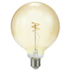 123led LED lamp E27 | Globe G125 | Filament | Goud | 2200K | Dimbaar | 4.2W (40W)