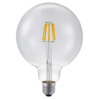 123led LED lamp E27 | Globe G125 | Filament | Helder | 2200K | Dimbaar | 5.5W (35W)  LDR09165