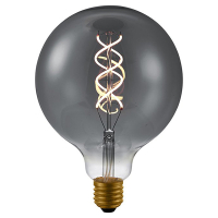 123led LED lamp E27 | Globe G125 | Filament | Smokey | 2200K | Dimbaar | 5W (13W)  LDR09105