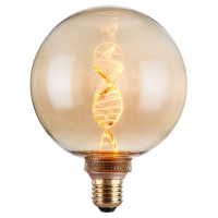 123led LED lamp E27 | Globe G125 | Filament | Vintage Goud | 1800K | Dimbaar | 3.5W  LDR09211