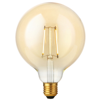 123led LED lamp E27 | Globe G125 | Goud | 2200K | Dimbaar | 2.9W (25W) LDR09496