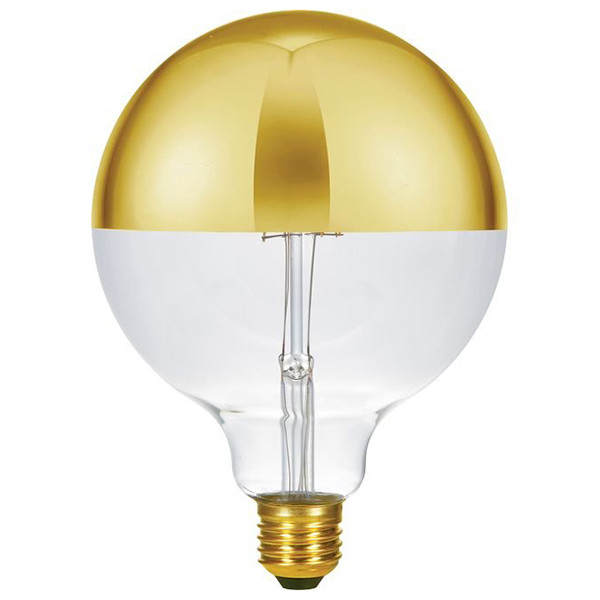123led LED lamp E27 | Globe G125 | Kopspiegel | Goud | 2500K | Dimbaar | 6.5W (43W)  LDR09258 - 1
