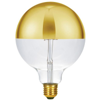 123led LED lamp E27 | Globe G125 | Kopspiegel | Goud | 2500K | Dimbaar | 6.5W (43W)  LDR09258