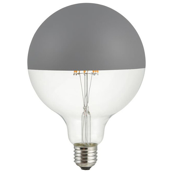 123led LED lamp E27 | Globe G125 | Kopspiegel | Grijs | 2500K | Dimbaar | 6.5W (40W)  LDR09262 - 1