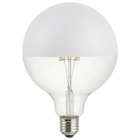 123led LED lamp E27 | Globe G125 | Kopspiegel | Wit | 2500K | Dimbaar | 6.5W (45W)  LDR09260