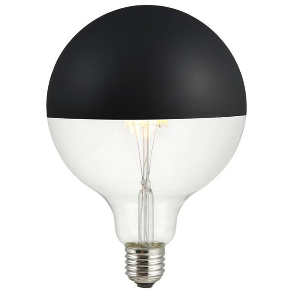 123led LED lamp E27 | Globe G125 | Kopspiegel | Zwart | 2500K | Dimbaar | 6.5W (40W)  LDR09264 - 2