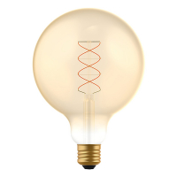 123led LED lamp E27 | Globe G125 | Spiraal filament | 1800K | Dimbaar | 4W (25W)  LDR06499