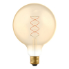 123led LED lamp E27 | Globe G125 | Spiraal filament | 1800K | Dimbaar | 4W (25W)