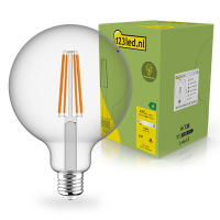 123led LED lamp E27 | Globe G125 | Ultra Efficient | Filament | Helder | 2700K | 2.2W (40W) LDR02410