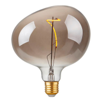 123led LED lamp E27 | Globe G150 | Filament | Smokey | 2200K | Dimbaar | 4W (25W) LDR09485