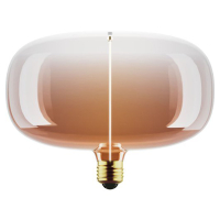 123led LED lamp E27 | Globe G215 | Filament | Bruin | 1800K | Dimbaar | 4W  LDR09235
