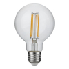 123led LED lamp E27 | Globe G80 | Filament | Helder | 2500K | Dimbaar | 4.7W (40W) LDR09475 - 1