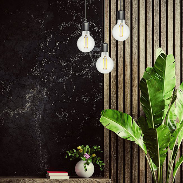 123led LED lamp E27 | Globe G80 | Filament | Helder | 2500K | Dimbaar | 4.7W (40W) LDR09475 - 3