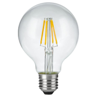 123led LED lamp E27 | Globe G80 | Filament | Helder | 2500K | Dimbaar | 4W (30W)  LDR09141