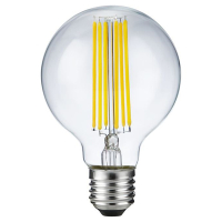 123led LED lamp E27 | Globe G80 | Filament | Helder | 2500K | Dimbaar | 4W (30W)  LDR09143