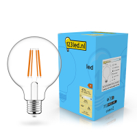 123led LED lamp E27 | Globe G95 | Filament | 2700K | Dimbaar | 4.5W (40W)  LDR02094