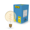 123led LED lamp E27 | Globe G95 | Filament | Goud | 1800K | Dimbaar | 4W (25W)