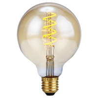 123led LED lamp E27 | Globe G95 | Filament | Goud | 2000K | Dimbaar | 4W (21W)  LDR09087