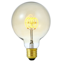 123led LED lamp E27 | Globe G95 | Filament | Goud | 2000K | Dimbaar | CRI >93 | 4.5W (15W) LDR09099