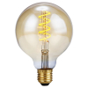 123led LED lamp E27 | Globe G95 | Filament | Goud | 2000K | Dimbaar | CRI >93 | 4W (21W)